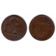 (4.2) Bélgica. 1863. 2 Cents (BC)