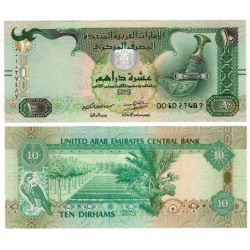 (27) Emiratos Árabes Unidos. 2017. 10 Dirham (SC)
