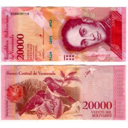 (99) Venezuela. 2017. 20000 Bolivares (SC)
