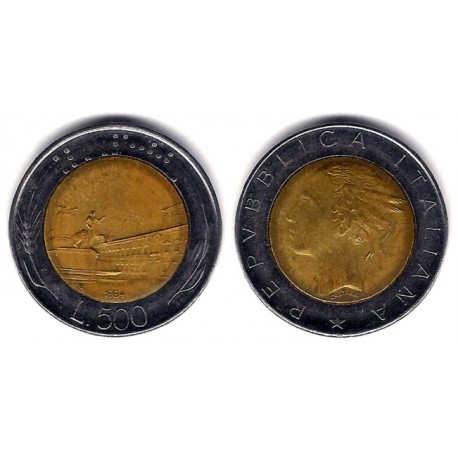(111) Italia. 1984(R). 500 Lira (MBC)