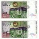 España. 1992. 1000 Pesetas (x2) (SC) Serie 2X. Pareja Correlativa