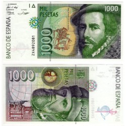 España. 1992. 1000 Pesetas (SC) Serie 2X