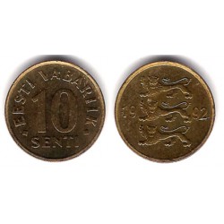 (22) Estonia. 1991. 10 Senti (MBC)