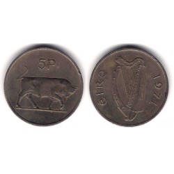 (22) Irlanda. 1971. 5 Pence (MBC)