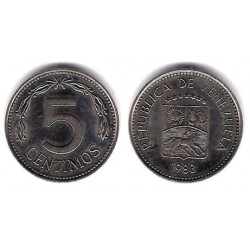 (Y49a) Venezuela. 1983. 5 Céntimos (EBC)