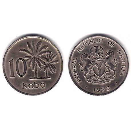 (10.1) Nigeria. 1973. 10 Kobo (MBC)