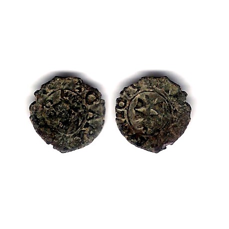 Carlos II. 1675. Dinero (BC) Ceca de Zaragoza