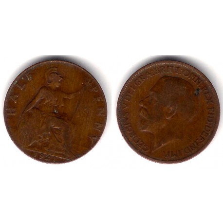 (809) Gran Bretaña. 1921. Half Penny (BC)