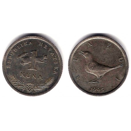 (9.1) Croacia. 1995. 1 Kuna (MBC)