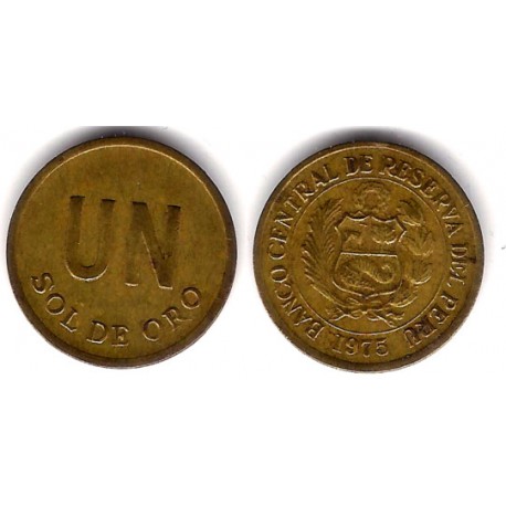 (266.1) Perú. 1975. 1 Sol de Oro (MBC)
