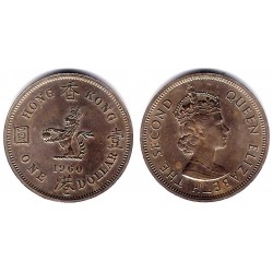 (31.1) Hong Kong. 1960. 1 Dollar (EBC)