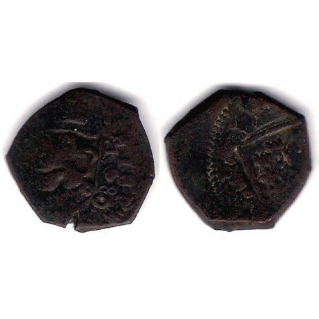 Carlos II. 1680. 2 Maravedi (BC) Sin Ceca Visible
