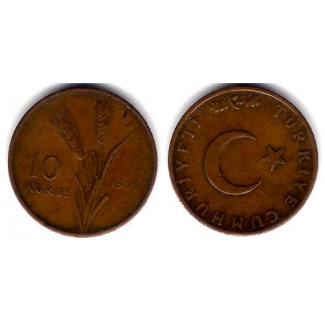 (891.2) Turquia. 1970. 10 Kurus (BC)