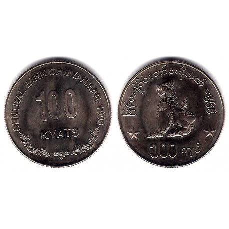 (64) Myanmar. 1999. 100 Kyats (SC)
