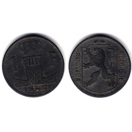 (128) Bélgica. 1942. 1 Fran (EBC)