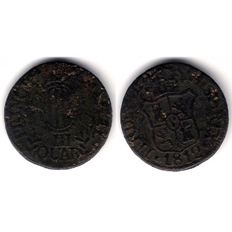 Fernando VII. 1812. 3 Cuartos (BC) Ceca de Cataluña