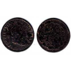 Fernando VII. 1820. 8 Maravedi (BC-) Ceca de Jubia