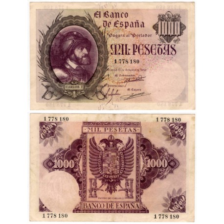 Estado Español. 1940. 1000 Pesetas (EBC) Sin Serie