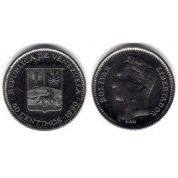 (Y41a) Venezuela. 1990. 50 Céntimos (SC)
