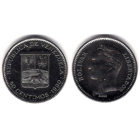 (Y41a) Venezuela. 1990. 50 Céntimos (SC)
