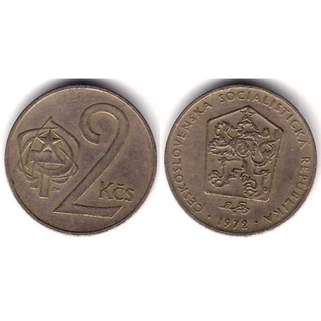 (75) Checoslovaquia. 1972. 2 Koruny (MBC)