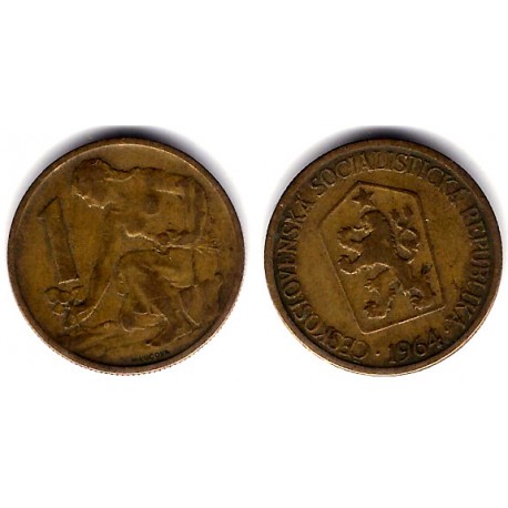 (50) Checoslovaquia. 1964. 1 Koruna (BC)