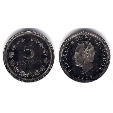 (154b) El Salvador. 1994. 5 Centavos (SC)