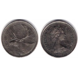 (74) Canadá. 1984. 25 Cents (BC+)