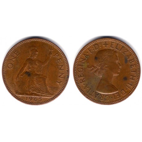 (897) Gran Bretaña. 1965. 1 Penny (MBC)
