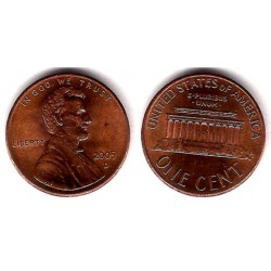 (201) Estados Unidos de América. 2005(D). 1 Cent (MBC+)