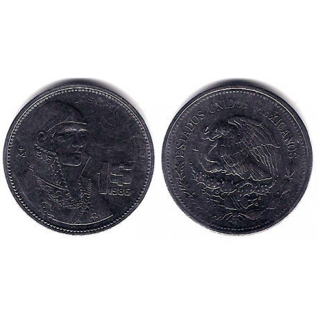 (496) Estados Unidos Mexicanos. 1986. 1 Peso (MBC)