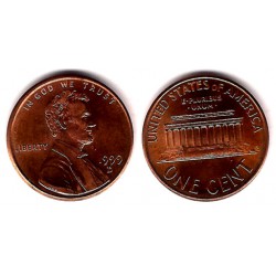 (201) Estados Unidos de América. 1999(D). 1 Cent (EBC)