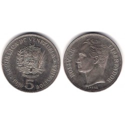 (Y53a.2) Venezuela. 1989. 5 Bolivares (EBC+)