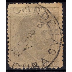 (126) Cuba Colonial. 1883-86. 5 Centavos de Peso (Usado)