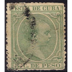 (145) Cuba Colonial. 1891. 5 Centavos de Peso (Usado)