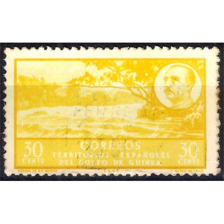 (309A) Guinea Española. 1949-50. 30 Céntimos (Usado)