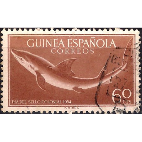 (336) Guinea Española. 1954. 60 Céntimos (Usado)