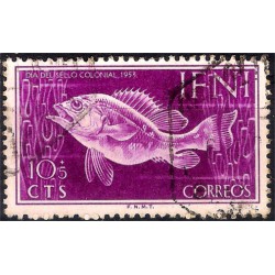 (B14) Sidi Ifni. 1953. 10 + 5 Céntimos (Usado)