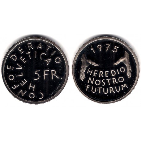 (53) Suiza. 1975. 5 Francs (SC)