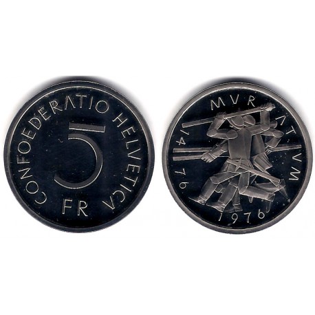 (54) Suiza. 1976. 5 Francs (SC)