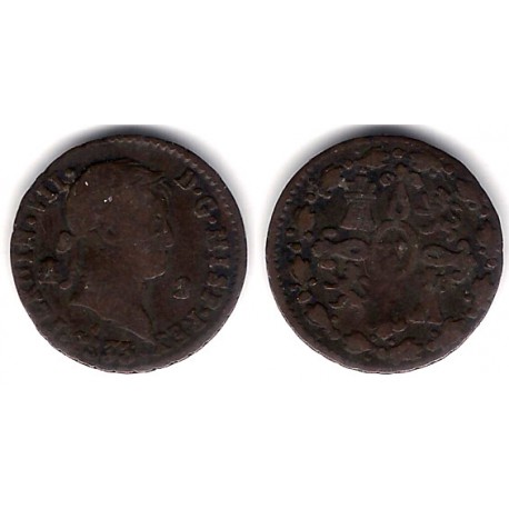 Fernando VII. 1833. 2 Maravedi (BC+) Ceca de Segovia