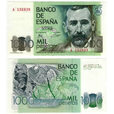 España. 1979. 1000 Pesetas (SC) Serie A