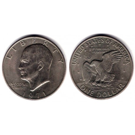 (203) Estados Unidos de América. 1971(D). 1 Dollar (MBC)