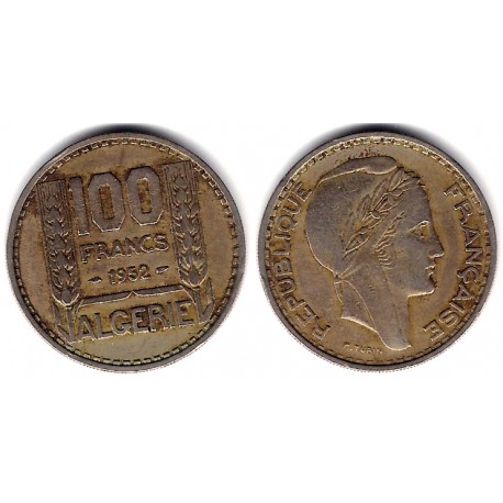 (93) Algeria. 1952. 100 Francs (MBC)