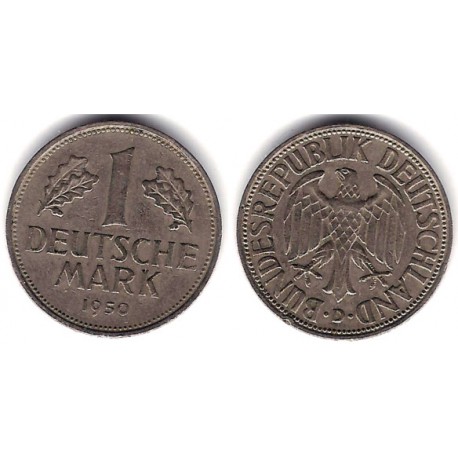 (110) Alemania. 1950(D). 1 Mark (MBC)