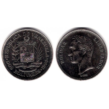 (Y43a.1) Venezuela. 1990. 2 Bolivares (SC)