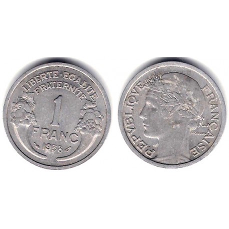 (885a.1) Francia. 1958. 1 Franc (MBC)