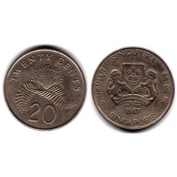 (52) Singapur. 1987. 20 Cents (MBC)