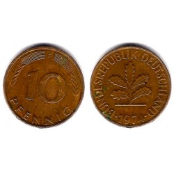 (108) Alemania. 1974(F). 10 Pfennig (MBC)