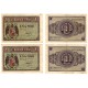 Estado Español. 1938. 1 Peseta (x2) (MBC) Serie D. Pareja
